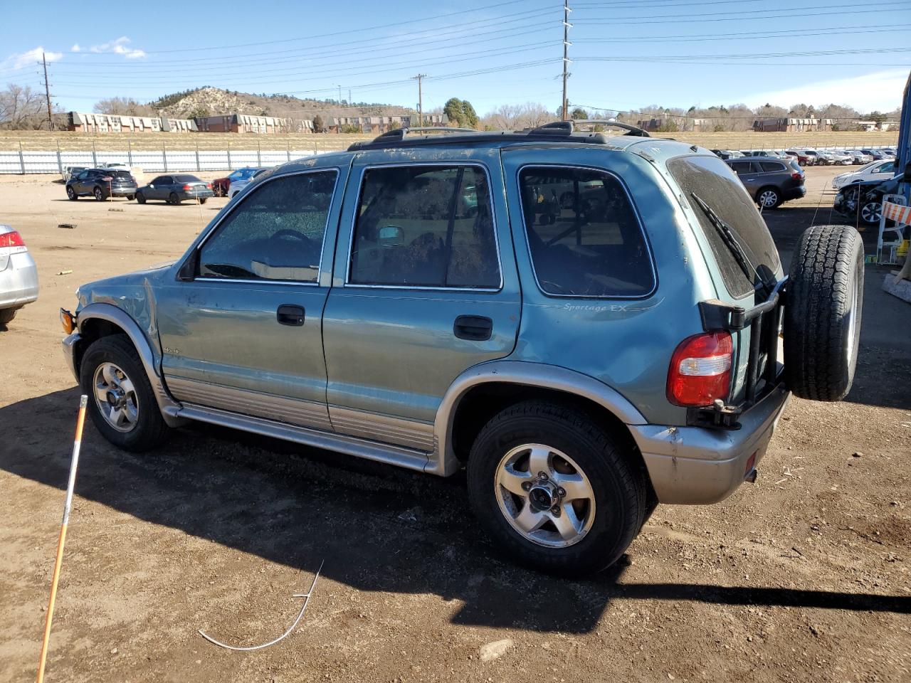 2000 KIA Sportage VIN KNDJA723XY5661423 Copart auction photo, front end / rear end damage thumbnail 2