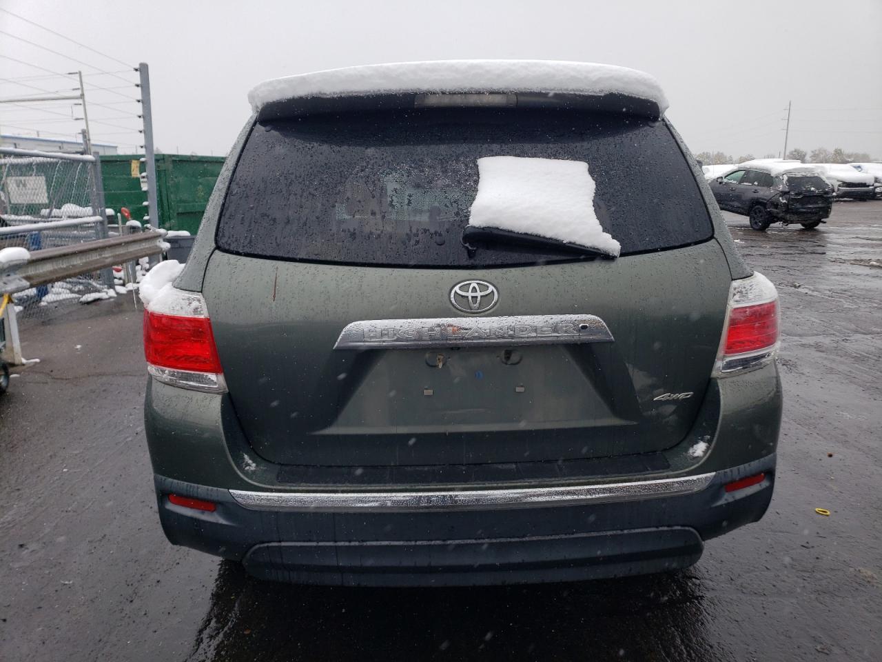 2013 Toyota Highlander VIN 5TDBK3EHXDS203614 Copart auction photo, front end damage thumbnail 6