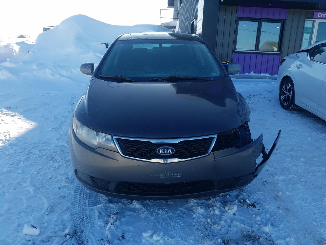 2012 KIA Forte VIN KNAFU4A28C5588885 Copart auction photo, front end damage thumbnail 5