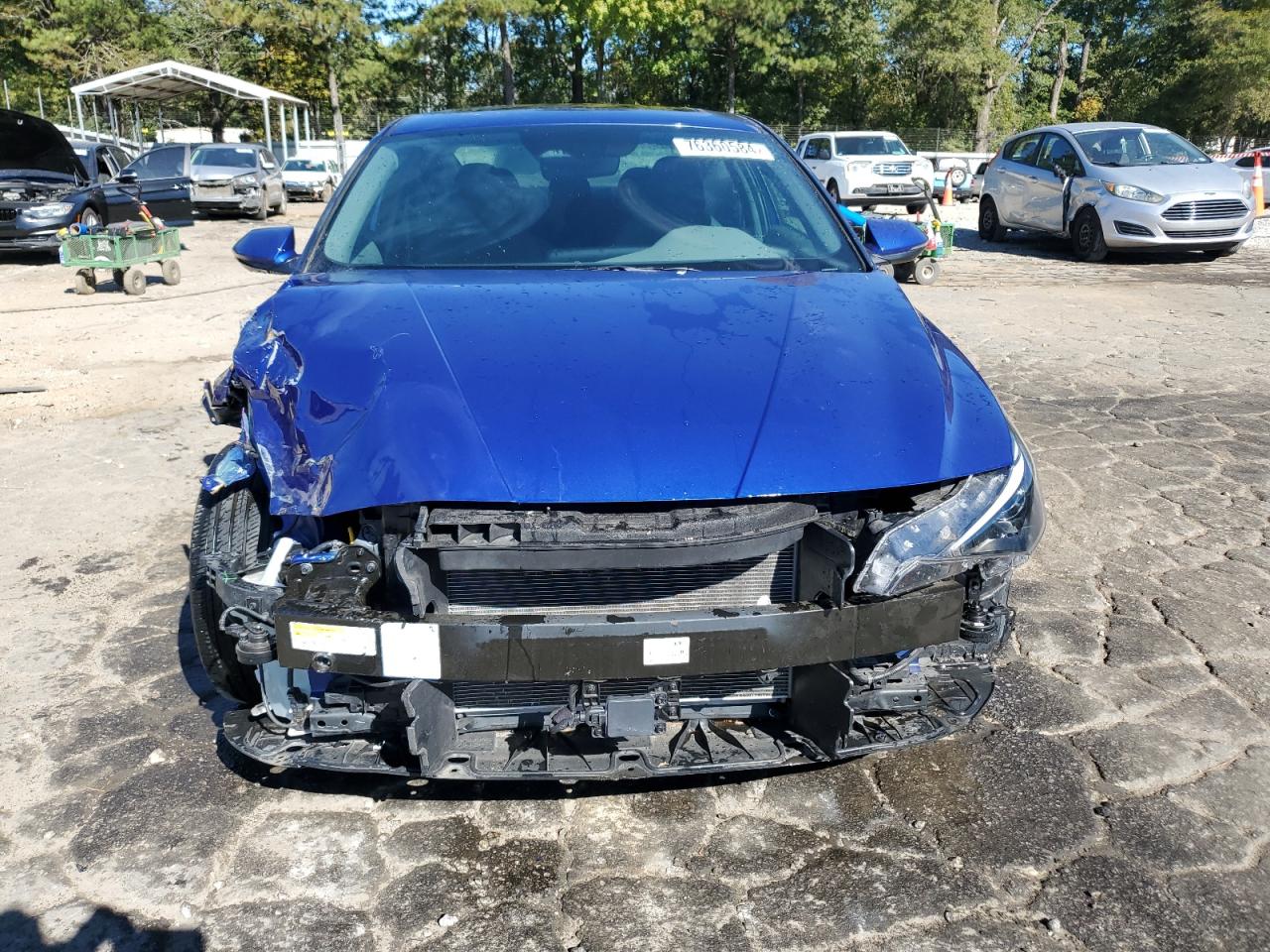 2022 Hyundai Elantra VIN KMHLN4AG1NU251719 Copart auction photo, front end damage thumbnail 5