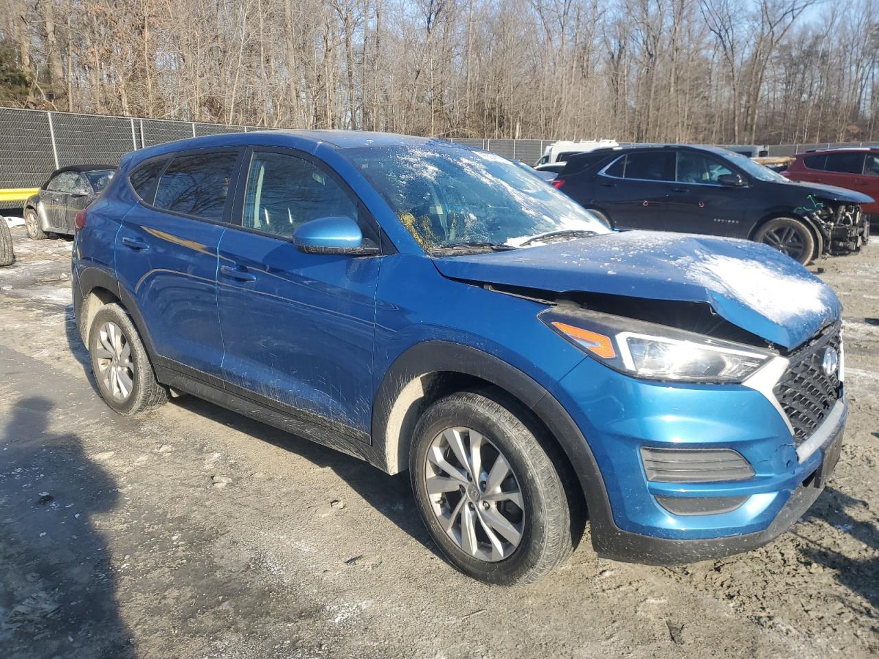 2019 Hyundai Tucson VIN KM8J23A45KU036954 Copart auction photo, front end / rear end damage thumbnail 4