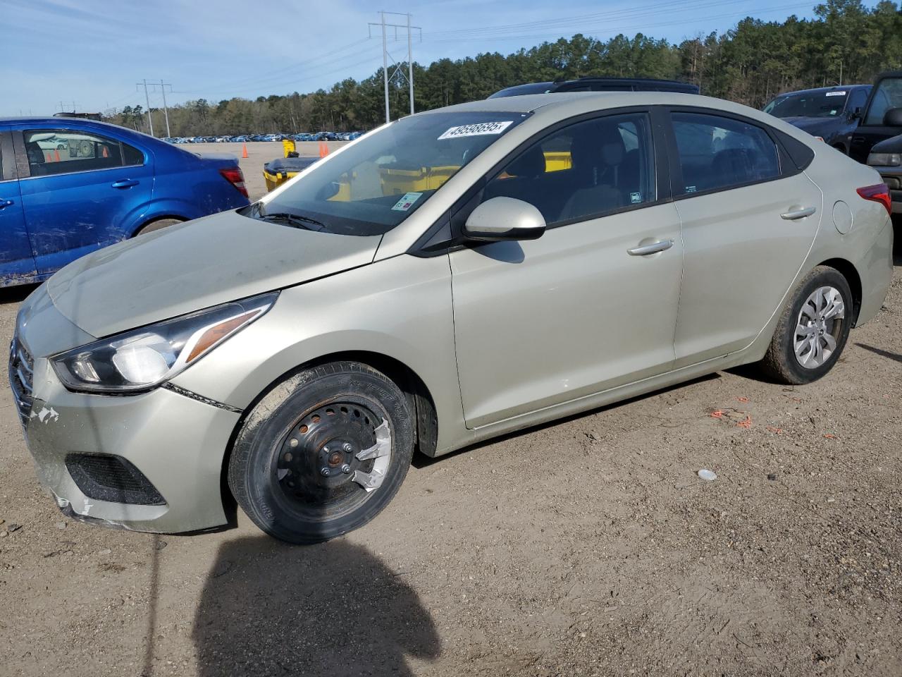 2020 Hyundai Accent VIN 3KPC24A63LE099765 - Copart auction photo