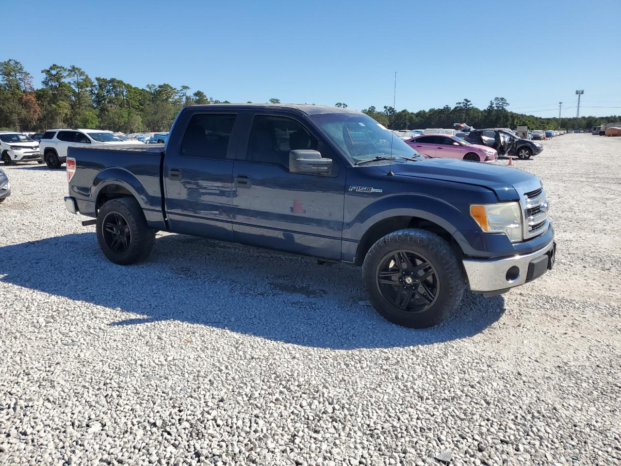 2014 Ford F-150 VIN 1FTEW1CM6EFA48048 Copart auction photo, side damage thumbnail 4