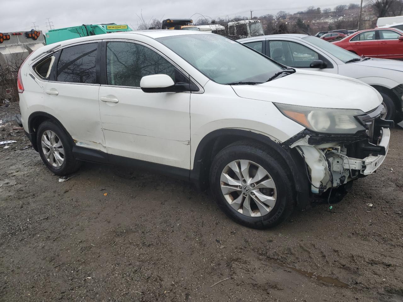 2012 Honda CR-V VIN 5J6RM4H5XCL069388 Copart auction photo, front end / side damage thumbnail 4