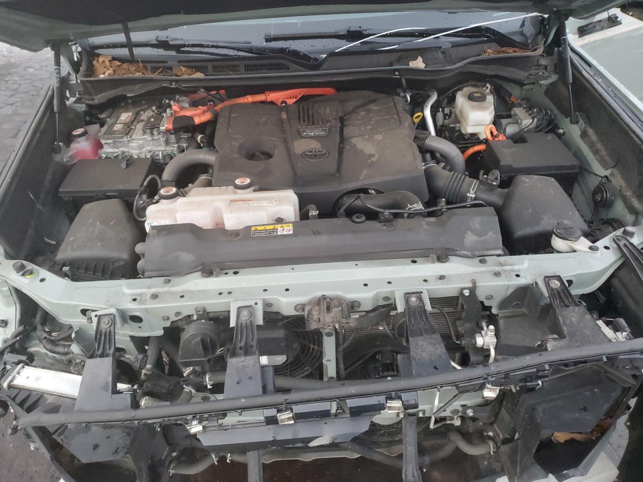 2023 Toyota Tundra VIN 5TFJC5EC1PX002952 Copart auction photo, front end / side damage thumbnail 11