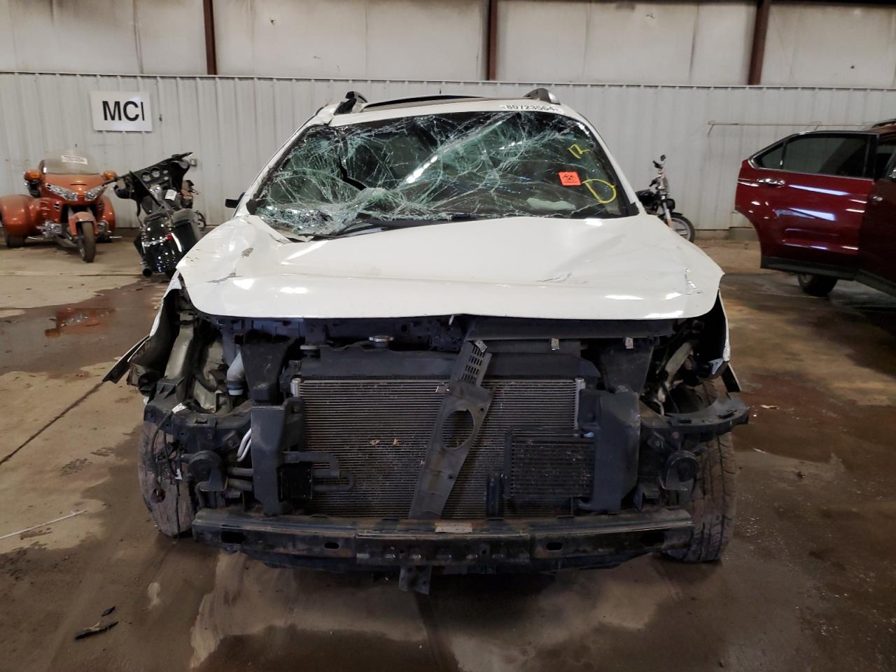 2012 Hyundai Veracruz VIN KM8NU4CC2CU198774 Copart auction photo, rollover / mechanical damage thumbnail 5