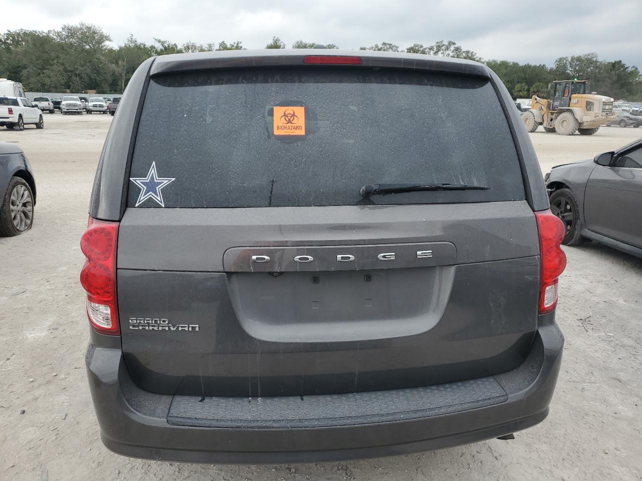 2017 Dodge Caravan VIN 2C4RDGCG7HR612159 Copart auction photo, burn - engine damage thumbnail 6