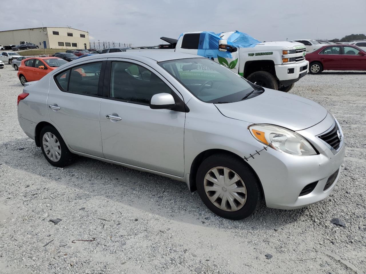 2014 Nissan Versa VIN 3N1CN7AP4EL835485 Copart auction photo, front end damage thumbnail 4