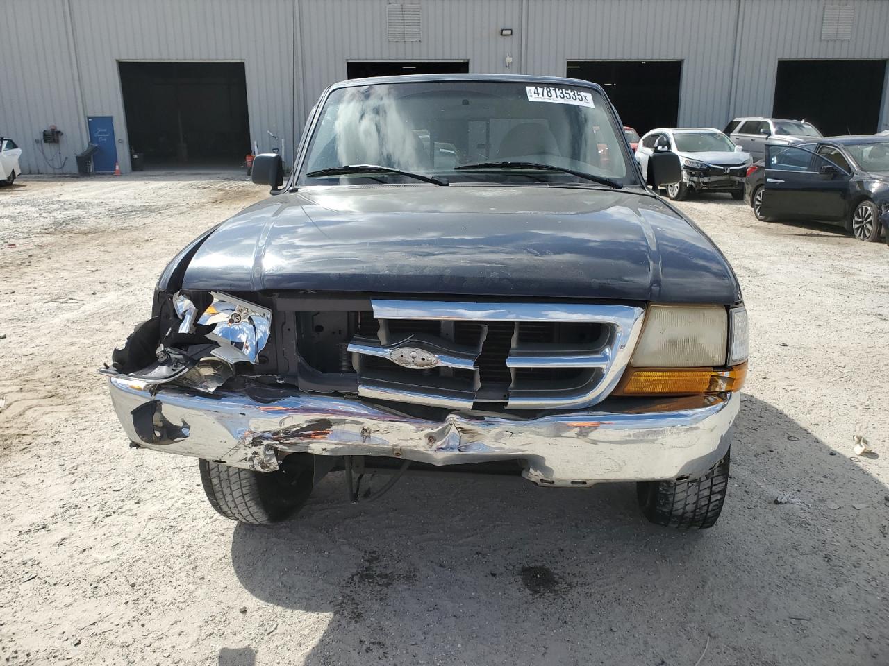 2000 Ford Ranger VIN 1FTYR14V2YTA72221 Copart auction photo, front end / side damage thumbnail 5