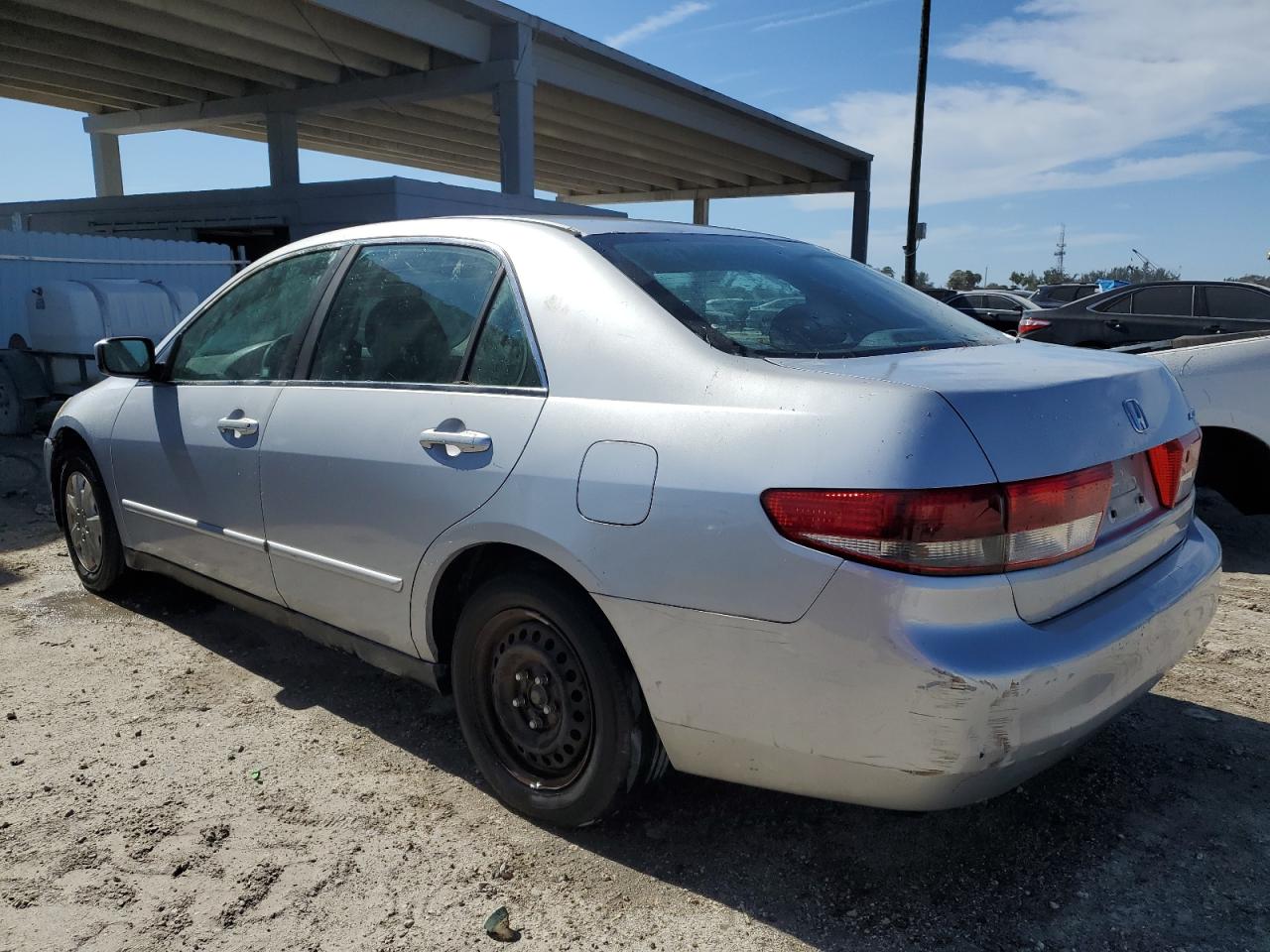 2003 Honda Accord VIN 1HGCM55303A132497 Copart auction photo, front end / rear end damage thumbnail 2