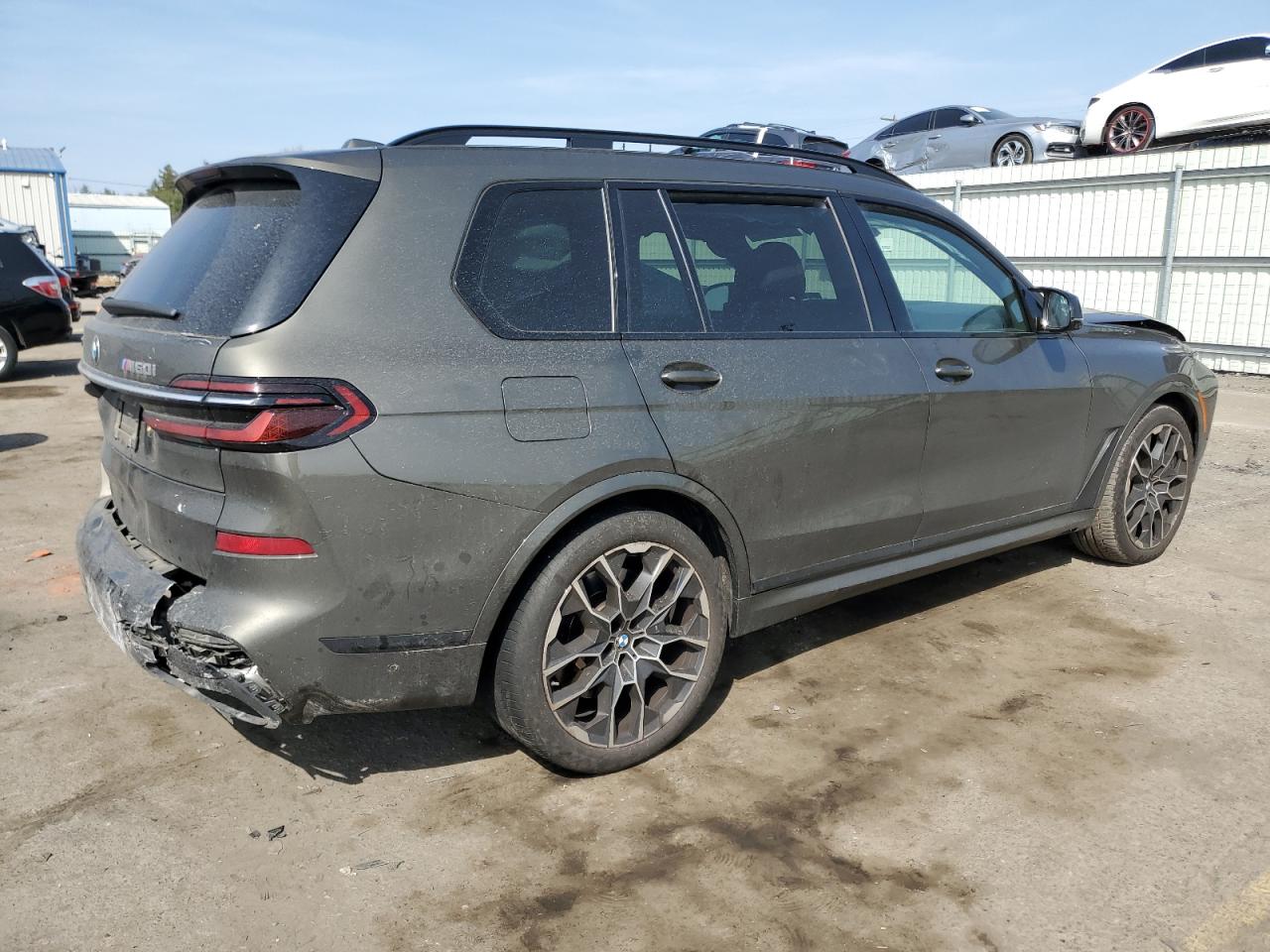2023 BMW X7 VIN 5UX33EM04P9N56103 Copart auction photo, rear end / front end damage thumbnail 3