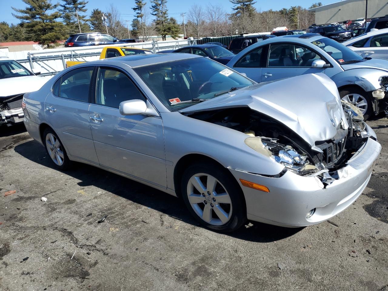2006 Lexus ES VIN JTHBA30G665152010 Copart auction photo, front end / side damage thumbnail 4
