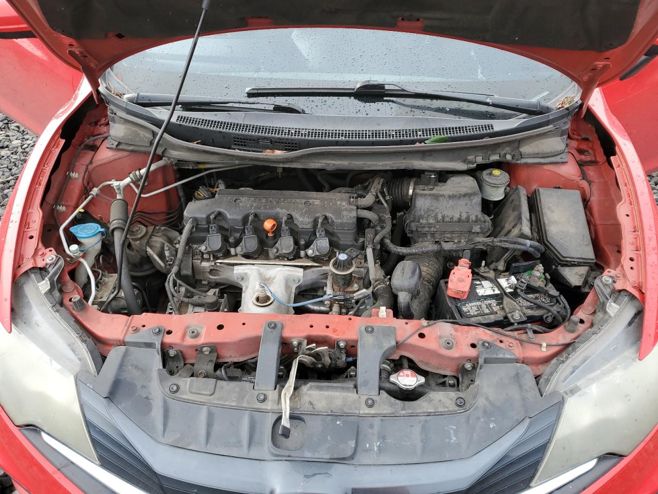 2014 Honda Civic VIN 2HGFG3B56EH515573 Copart auction photo, rear end / front end damage thumbnail 12