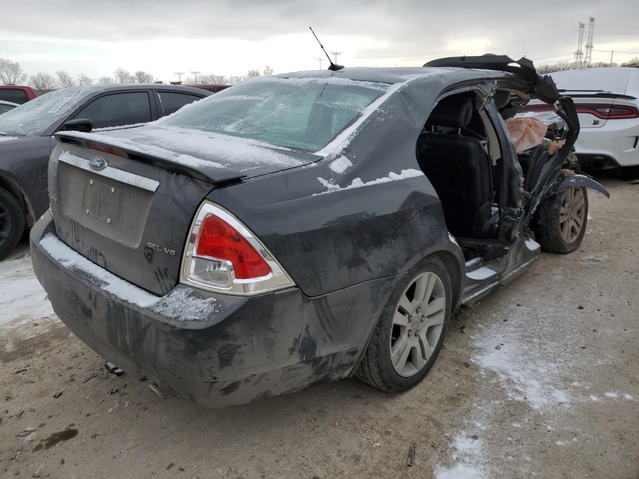 2007 Ford Fusion VIN 3FAHP08127R147562 Copart auction photo, side / front end damage thumbnail 3