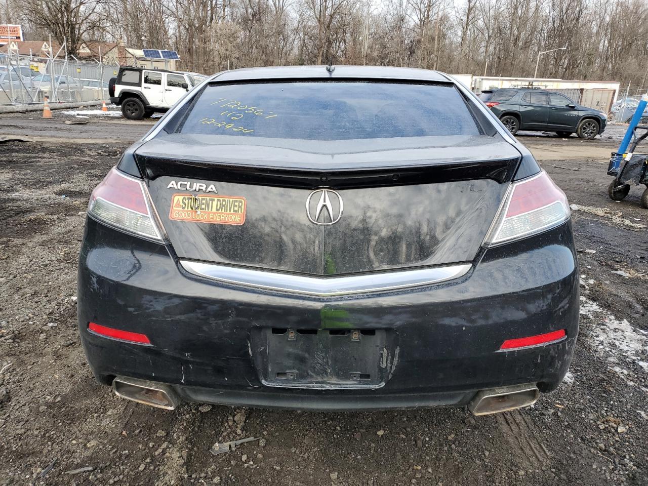 2012 Acura TL VIN 19UUA8F71CA040055 Copart auction photo, front end / undercarriage damage thumbnail 6