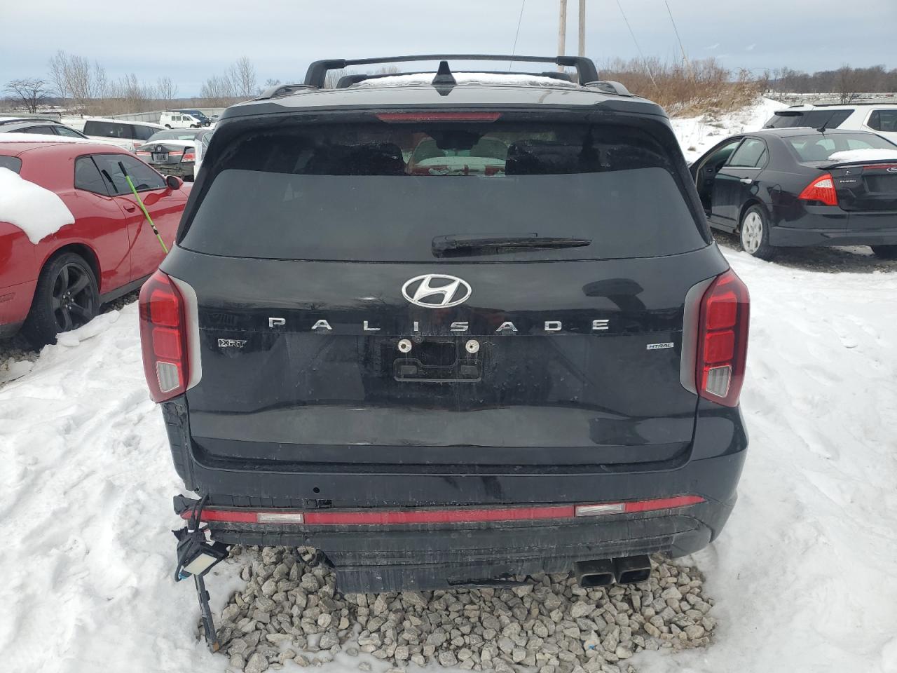 2023 Hyundai Palisade VIN KM8R3DGE5PU538702 Copart auction photo, rear end damage thumbnail 6