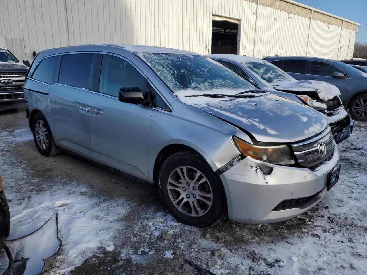 2012 Honda Odyssey VIN 5FNRL5H62CB036198 Copart auction photo, rear end / front end damage thumbnail 4