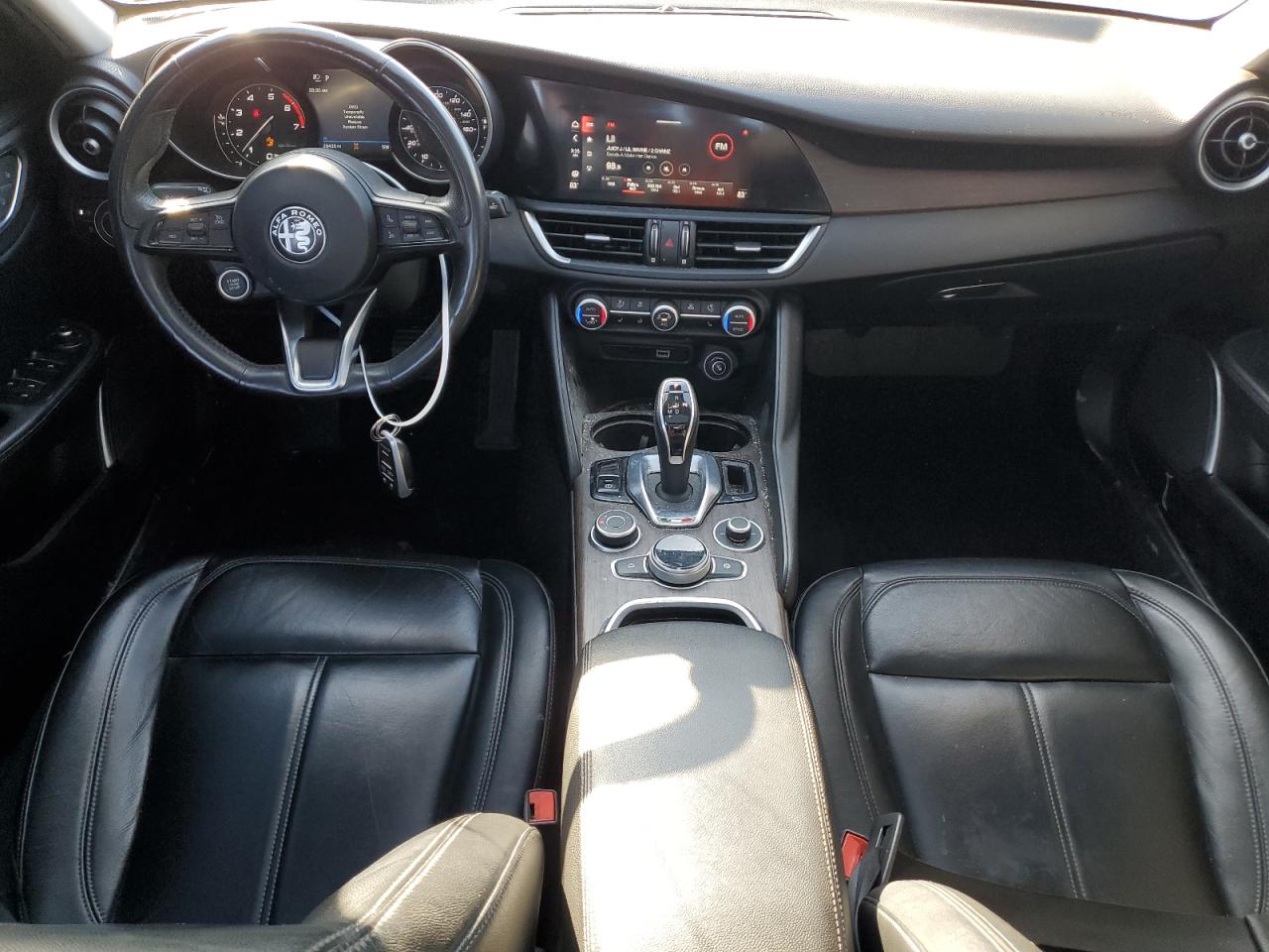 2020 Alfa Romeo Giulia VIN ZARFANBN9L7626533 Copart auction photo, front end / side damage thumbnail 8