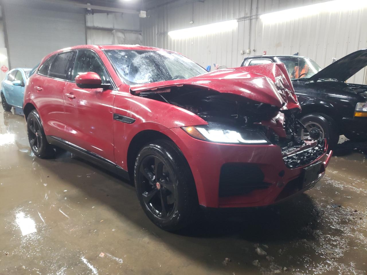 2021 Jaguar F-Pace VIN SADCJ2EX6MA671530 Copart auction photo, front end damage thumbnail 4