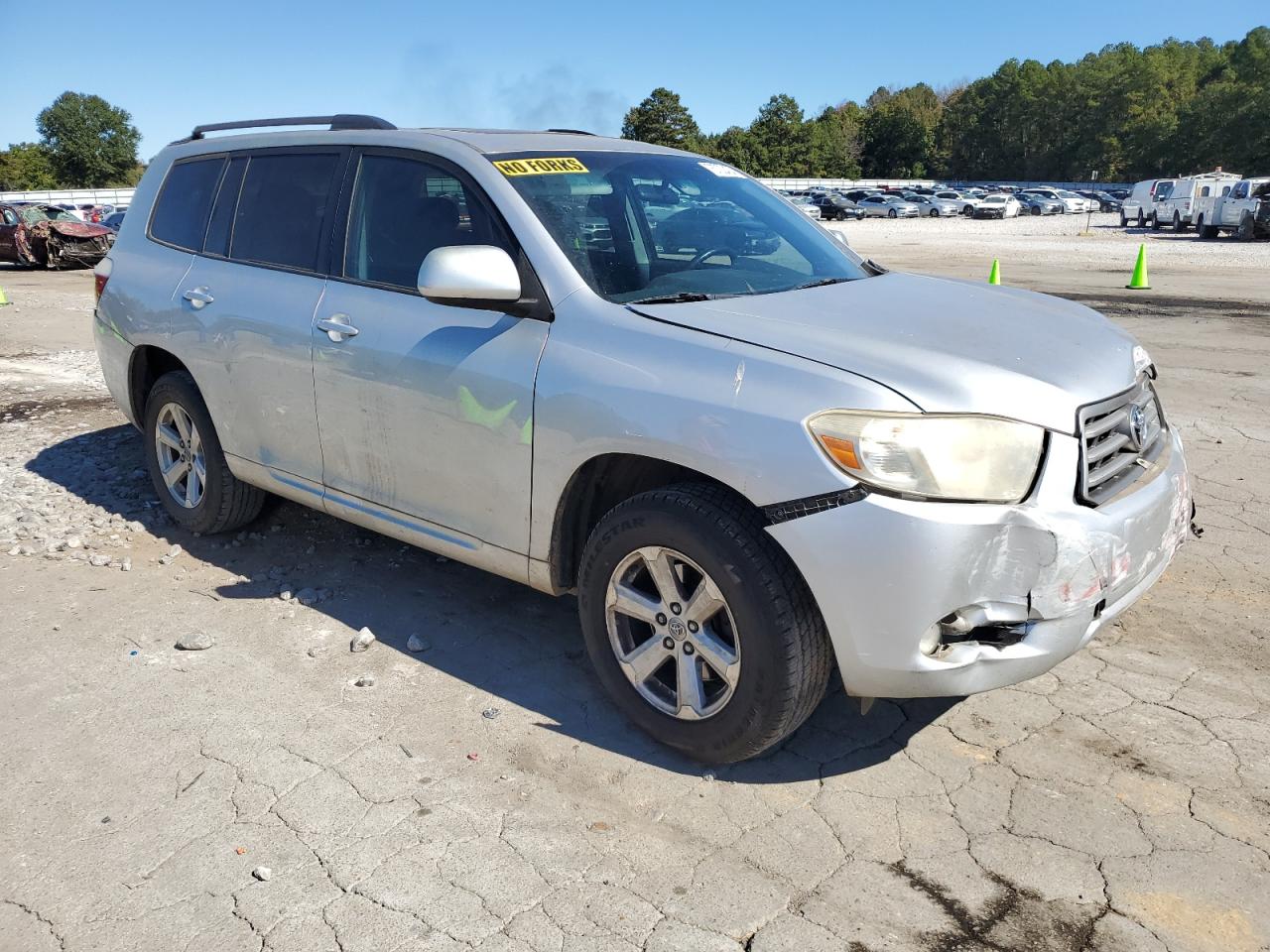 2010 Toyota Highlander VIN 5TDKK3EH0AS021187 Copart auction photo, front end / minor dent/scratches damage thumbnail 4