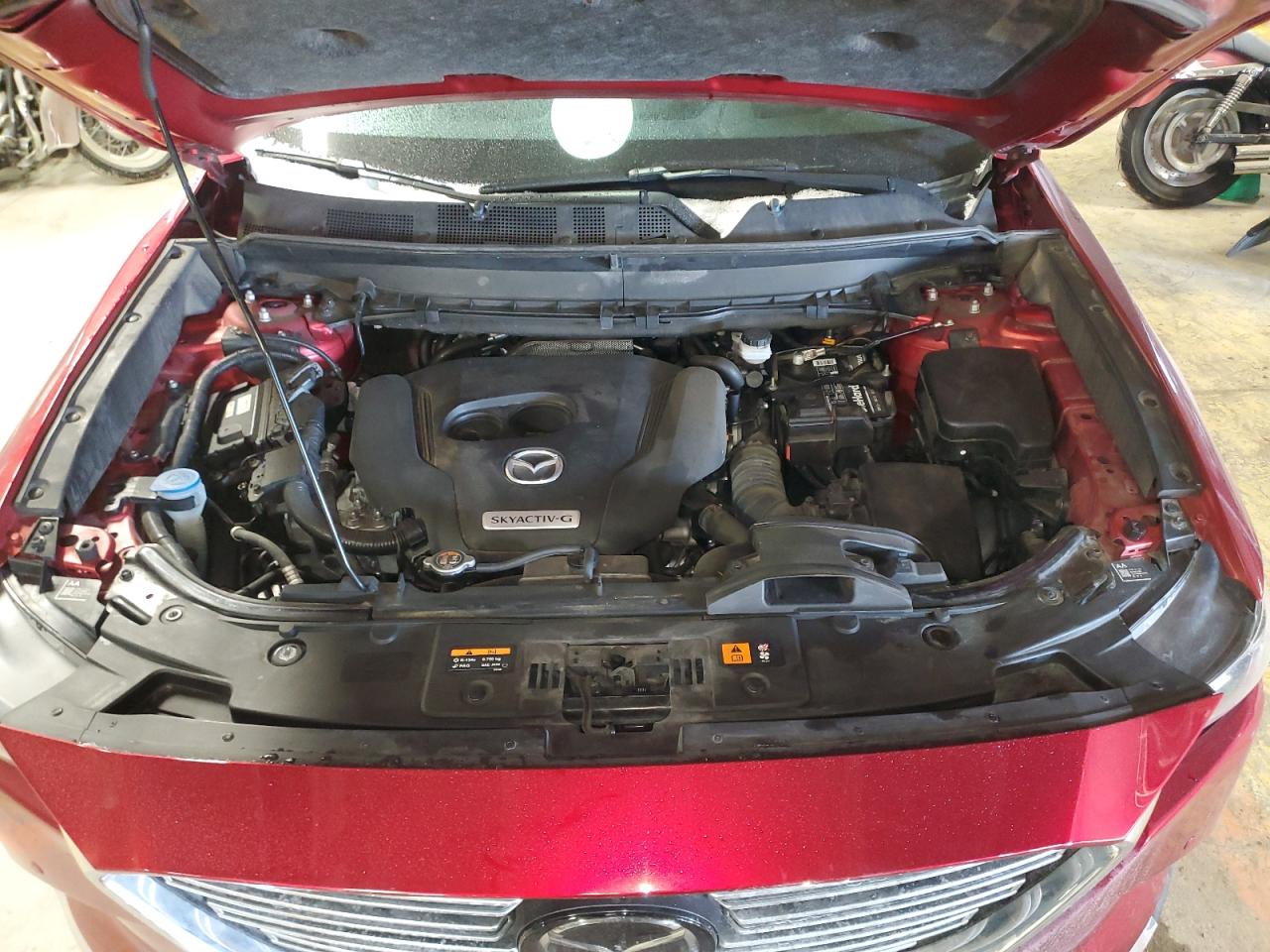 2021 Mazda CX-9 VIN JM3TCBDY2M0511402 Copart auction photo, front end / side damage thumbnail 14