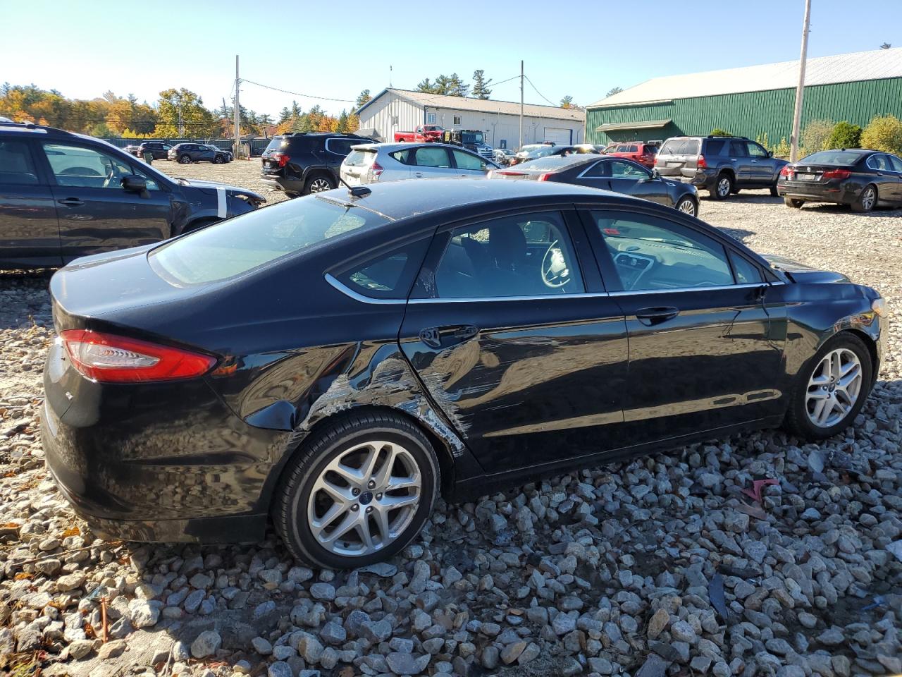 2015 Ford Fusion VIN 3FA6P0H7XFR210322 Copart auction photo, side / front end damage thumbnail 3