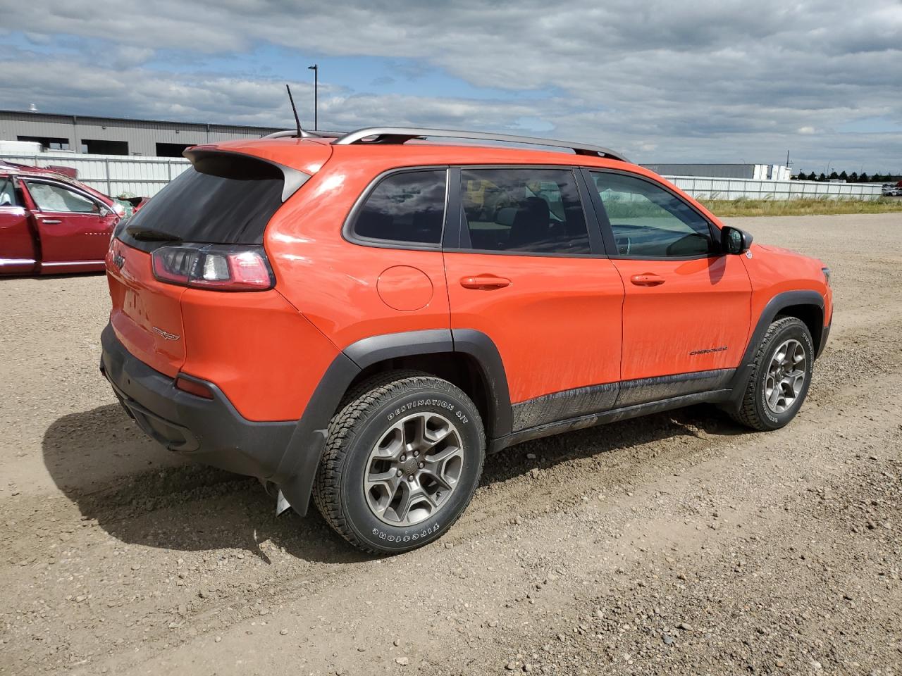 2021 Jeep Cherokee VIN 1C4PJMBX8MD136243 Copart auction photo, rear end damage thumbnail 3