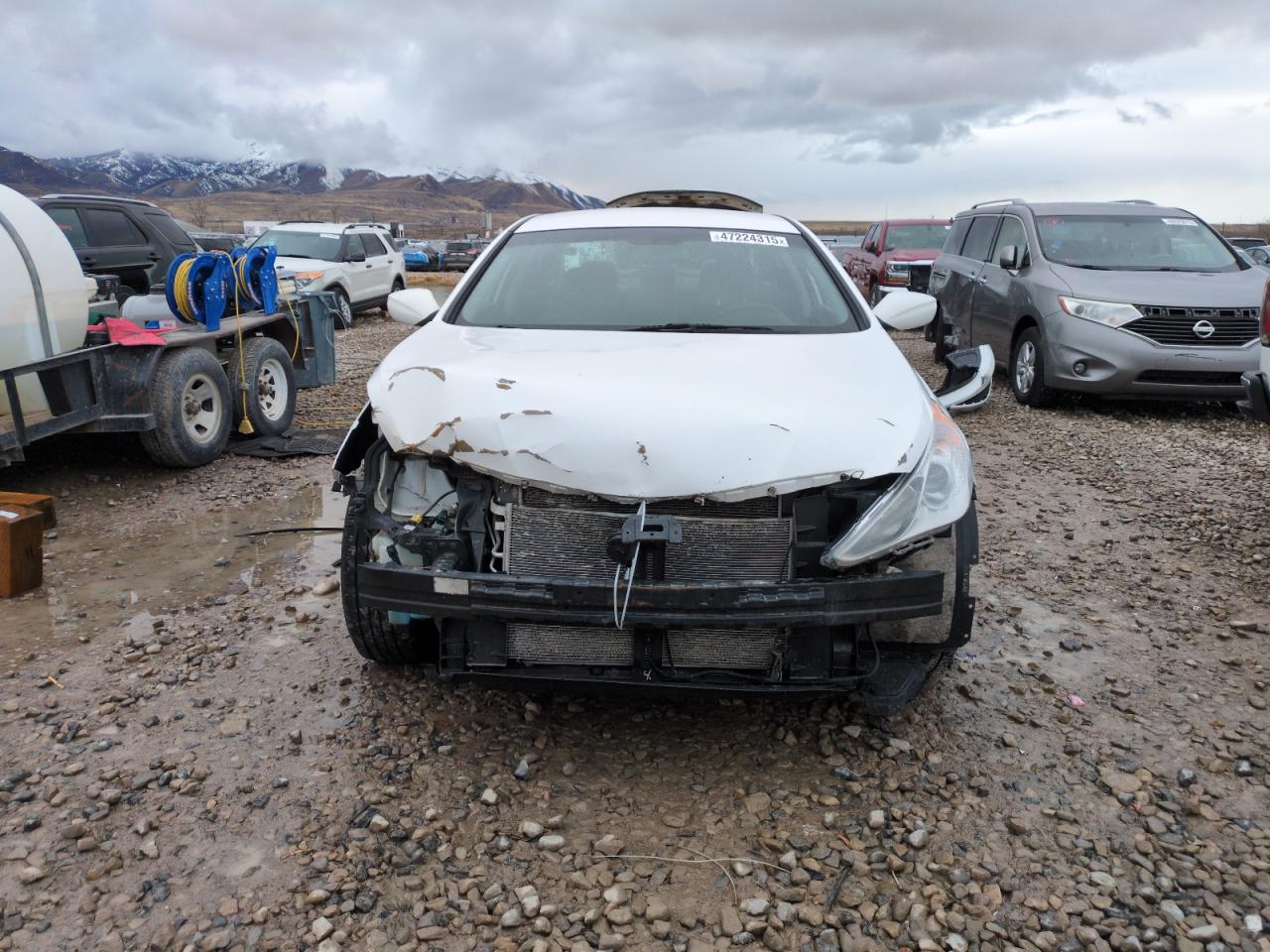 2014 Hyundai Sonata VIN 5NPEB4AC5EH931409 Copart auction photo, front end damage thumbnail 5