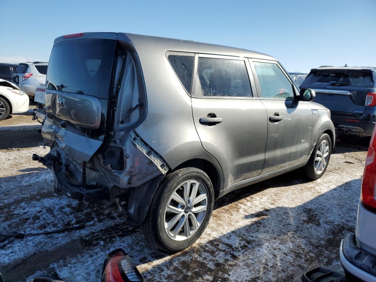 2018 KIA Soul VIN KNDJP3A52J7574653 Copart auction photo, rear end damage thumbnail 3