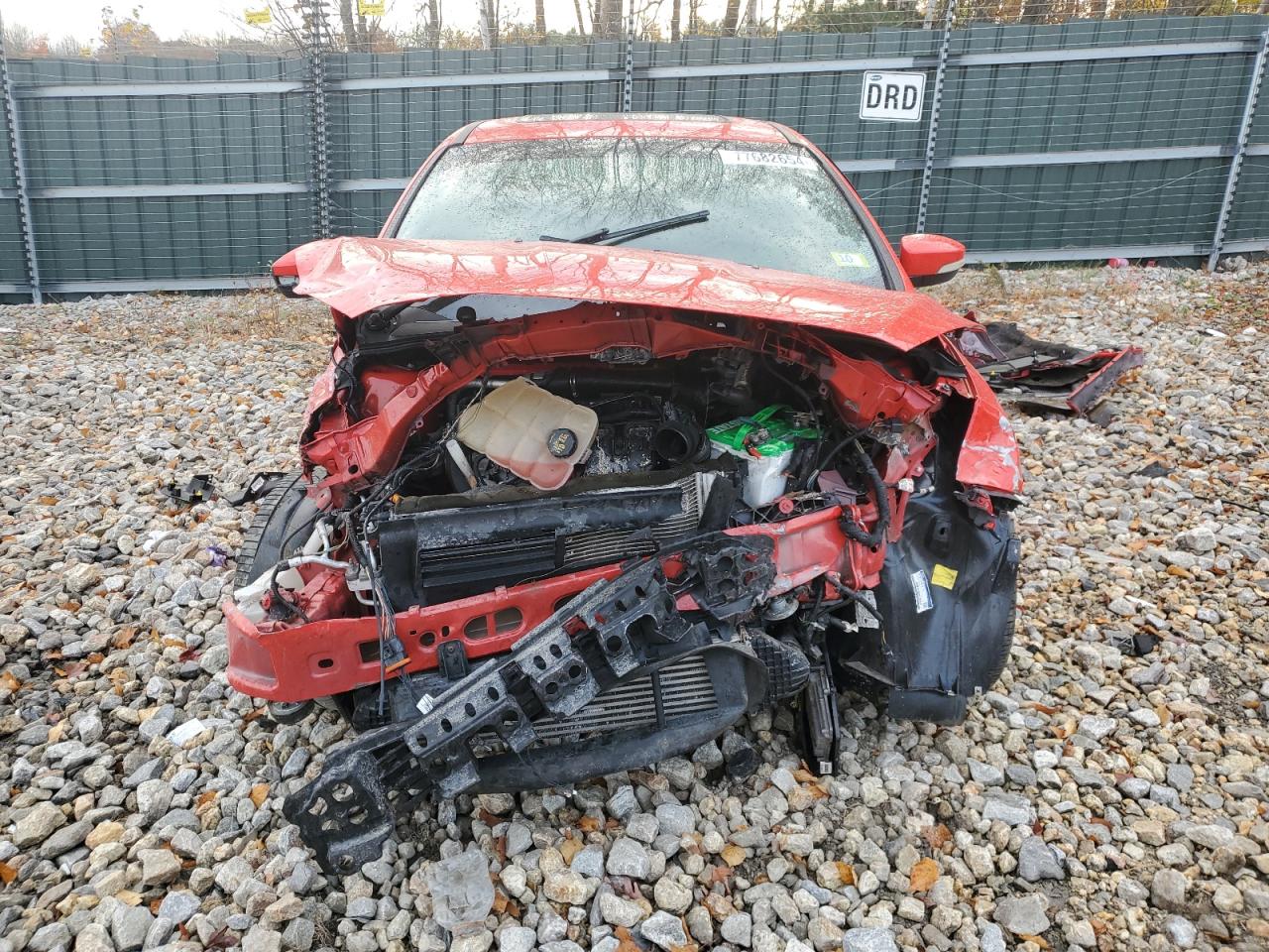 2017 Ford Focus VIN 1FADP3L9XHL335405 Copart auction photo, front end / rear end damage thumbnail 5