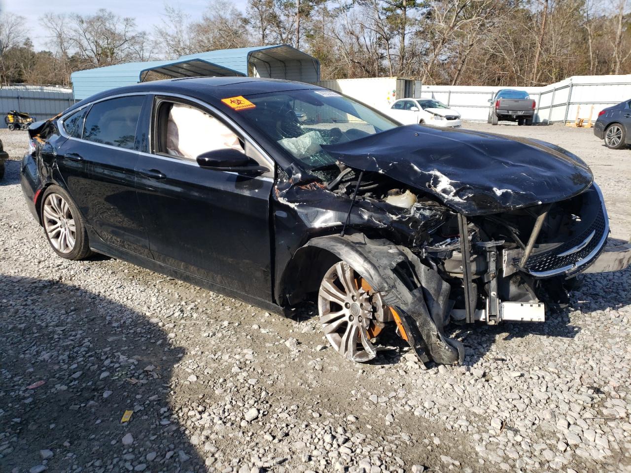 2015 Chrysler 200 VIN 1C3CCCAB0FN539062 Copart auction photo, all over damage thumbnail 4