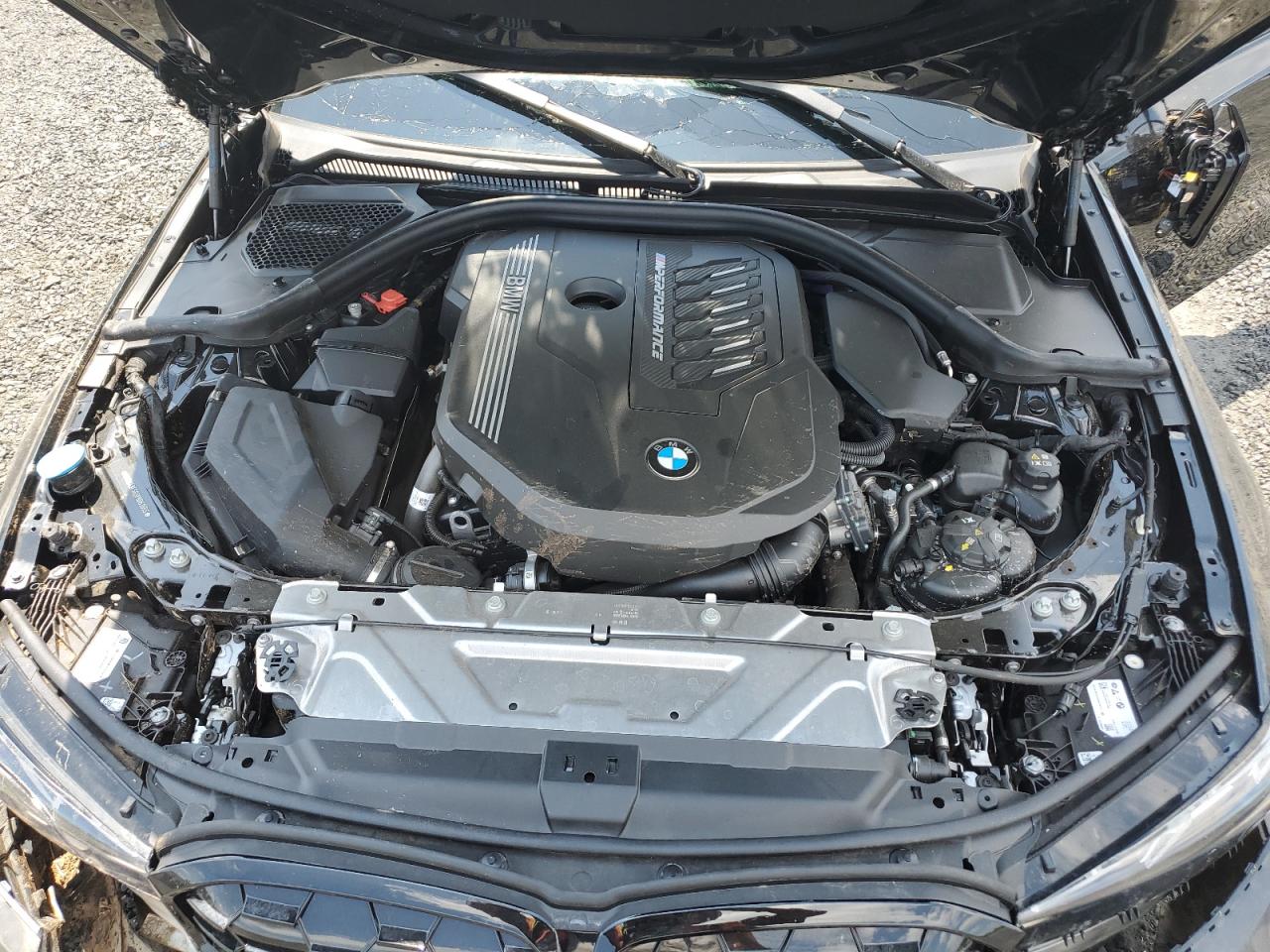 2023 BMW M3 VIN 3MW49FS03P8D63655 Copart auction photo, all over damage thumbnail 12
