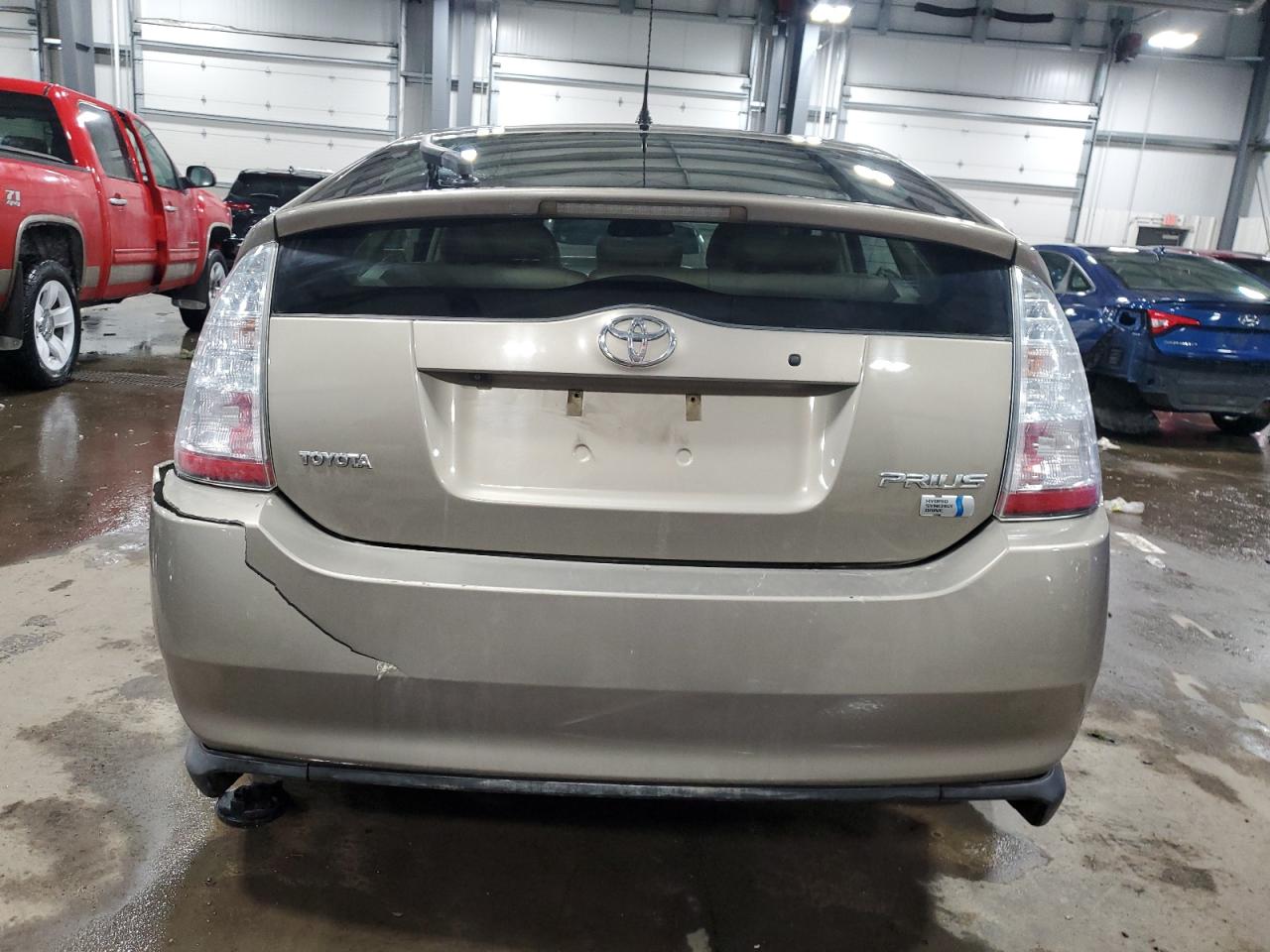 2008 Toyota Prius VIN JTDKB20UX87698024 Copart auction photo, front end / rear end damage thumbnail 6