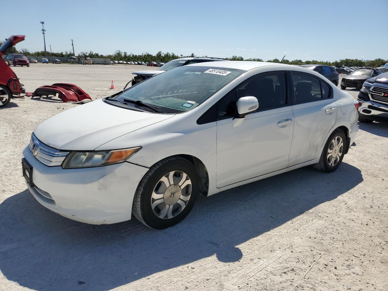 2012 Honda Civic VIN JHMFB4F2XCS000258
