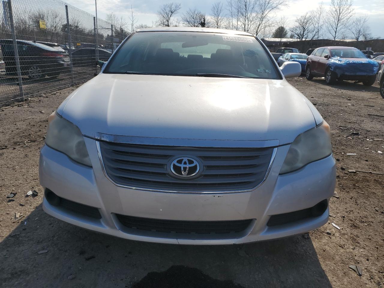 2008 Toyota Avalon VIN 4T1BK36B18U297776 Copart auction photo, side / rear end damage thumbnail 5