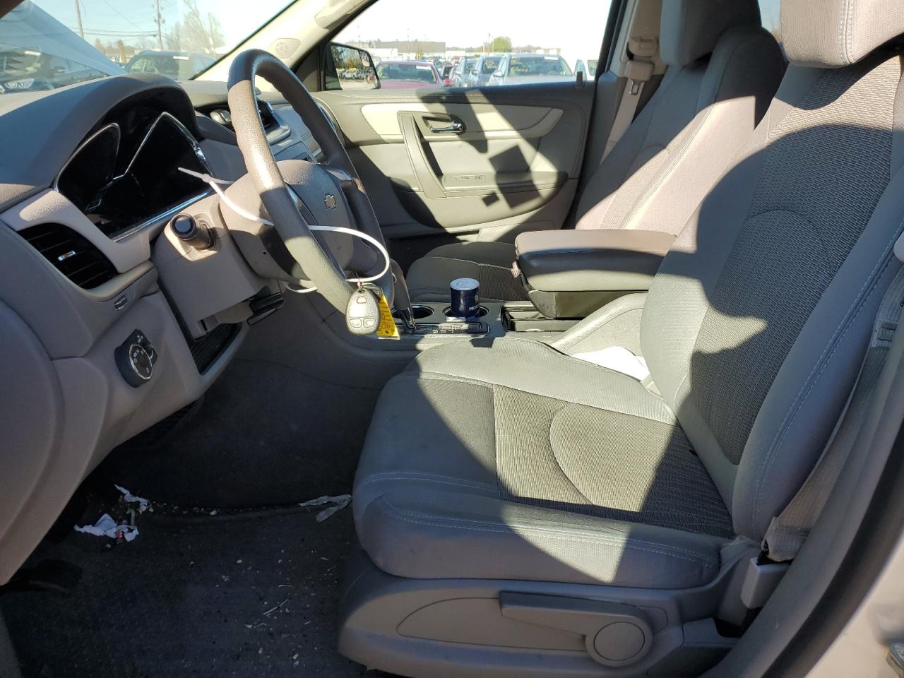2014 Chevrolet Traverse VIN 1GNKRFED0EJ275227 Copart auction photo, front end damage thumbnail 7
