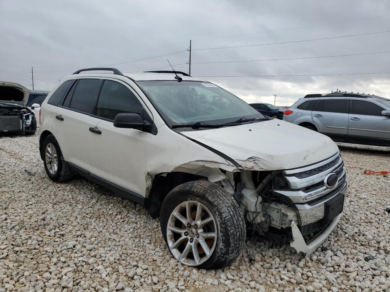 2013 Ford Edge VIN 2FMDK3GC5DBB69976 Copart auction photo, front end / side damage thumbnail 4