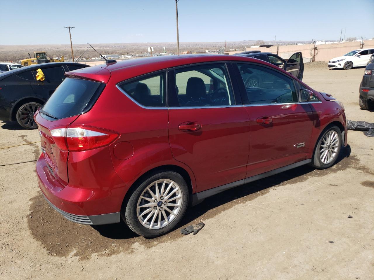 2014 Ford C-MAX VIN 1FADP5CU9EL506785 Copart auction photo, rear end damage thumbnail 3