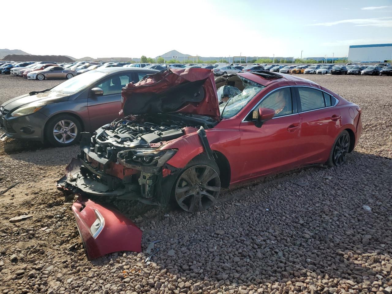 2016 Mazda 6 VIN JM1GJ1W55G1437601