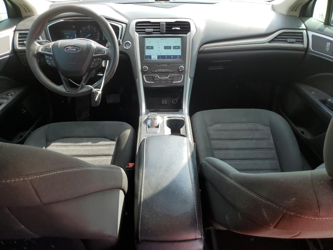 2020 Ford Fusion VIN 3FA6P0LU2LR161349 Copart auction photo, rear end / side damage thumbnail 8