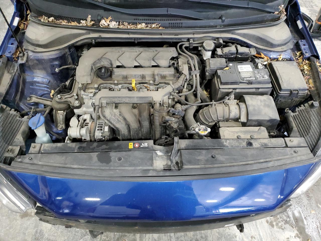2021 Hyundai Accent VIN 3KPC24A65ME131942 Copart auction photo, side / front end damage thumbnail 12