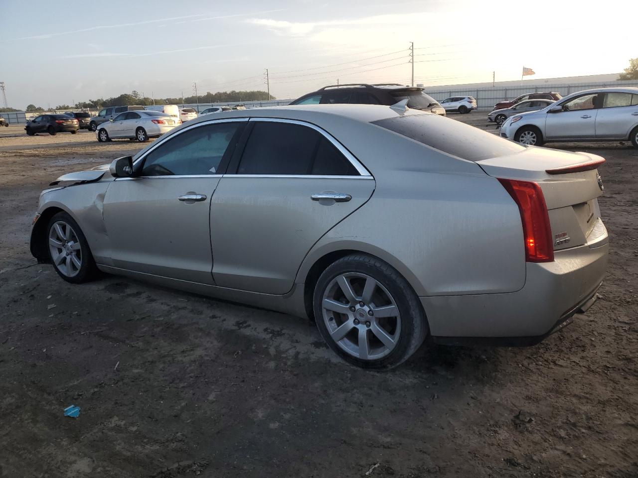 2013 Cadillac ATS VIN 1G6AA5RA2D0165745 Copart auction photo, all over damage thumbnail 2