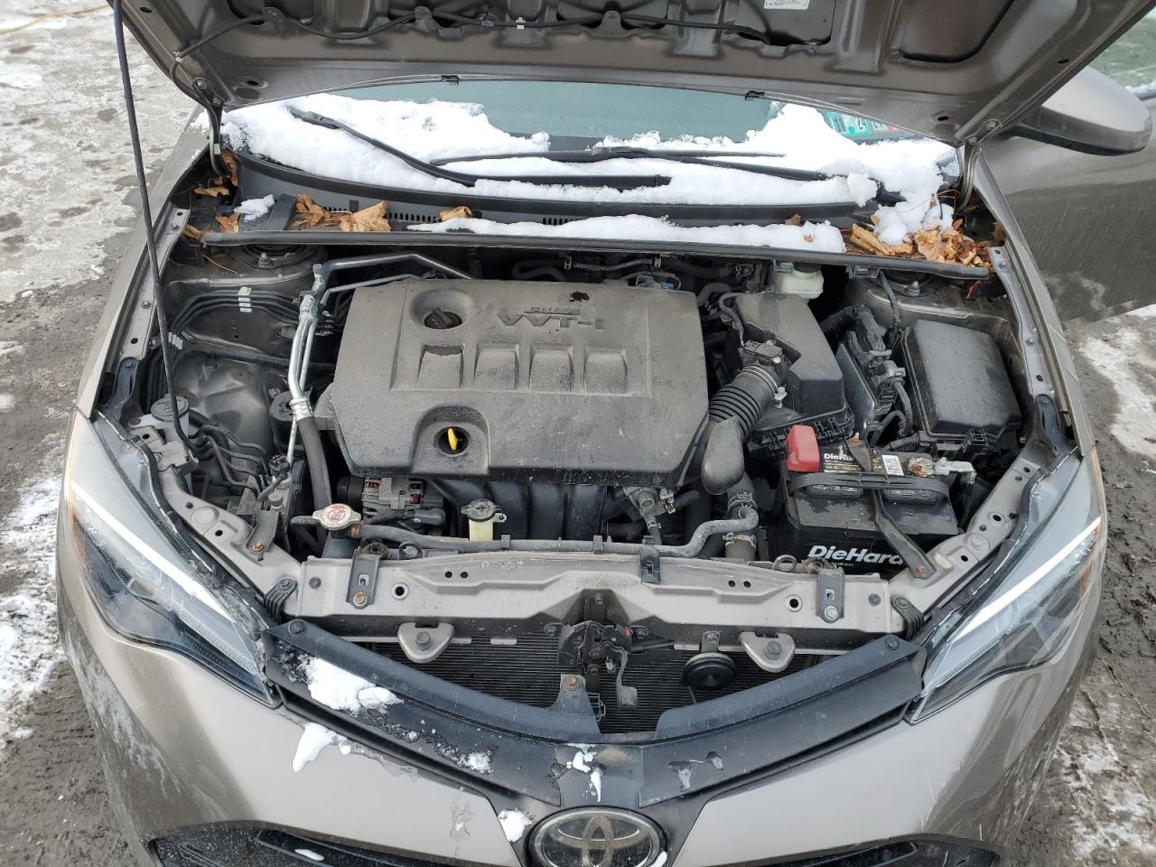 2019 Toyota Corolla VIN 2T1BURHEXKC131740 Copart auction photo, side / front end damage thumbnail 11