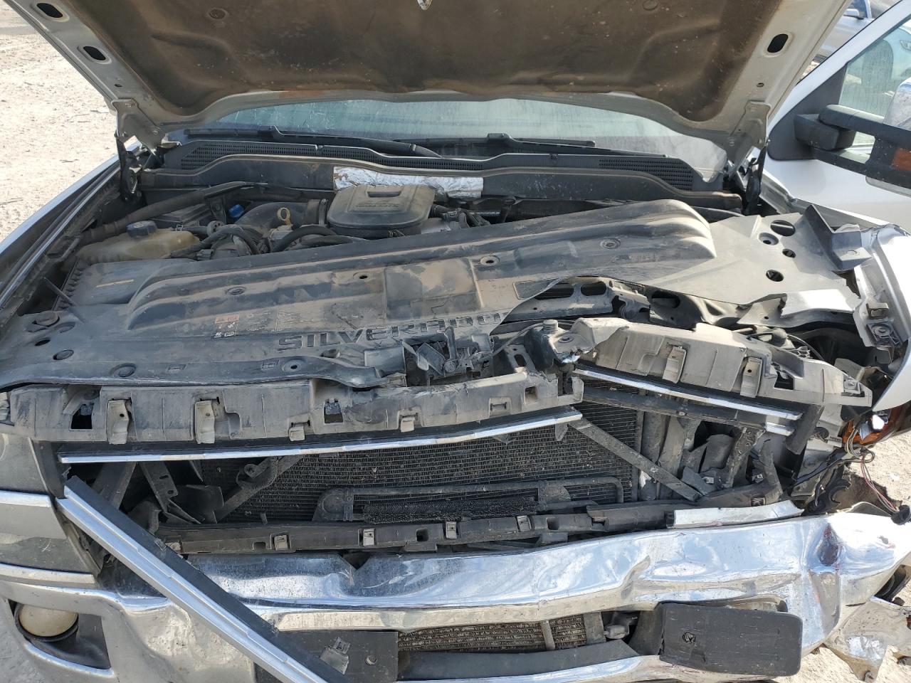 2016 Chevrolet Silverado VIN 1GC1KWE85GF131934 Copart auction photo, front end / side damage thumbnail 13