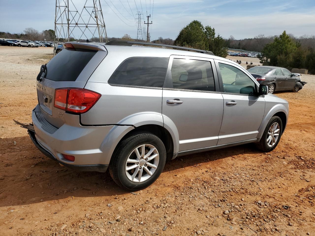 2016 Dodge Journey VIN 3C4PDCBG3GT145531 Copart auction photo, rear end / mechanical damage thumbnail 3