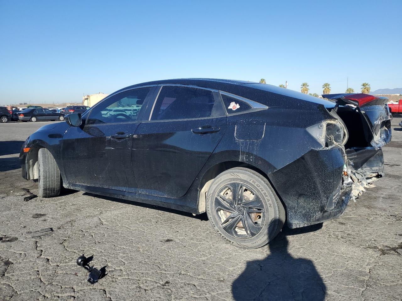 2019 Honda Civic VIN 19XFC2F65KE024040 Copart auction photo, rear end damage thumbnail 2