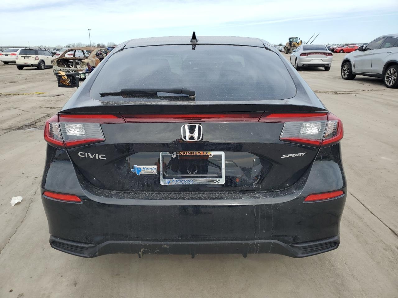 2025 Honda Civic VIN 19XFL2H84SE006563 Copart auction photo, front end / hail damage thumbnail 6