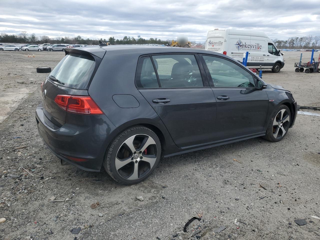 2015 Volkswagen GTI VIN 3VW4T7AU7FM016878 Copart auction photo, front end damage thumbnail 3