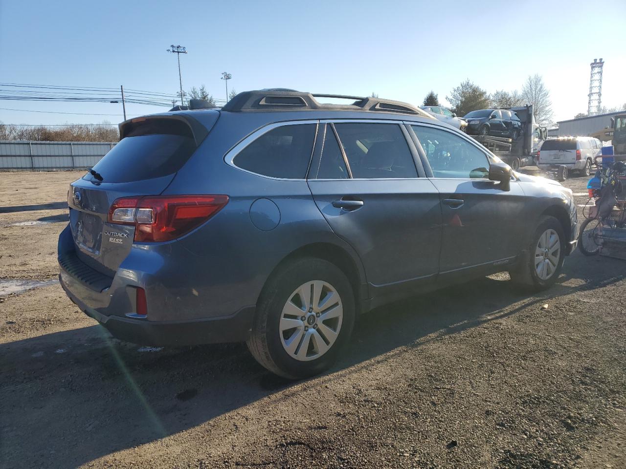 2017 Subaru Outback VIN 4S4BSAFC0H3359154 Copart auction photo, side / rear end damage thumbnail 3
