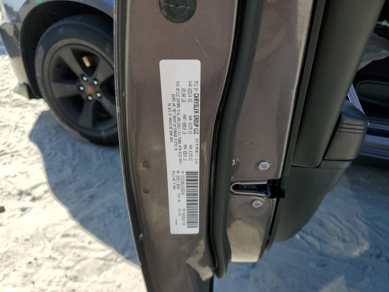 2014 Dodge Charger VIN 2C3CDXBG1EH226205 Copart auction photo, all over damage thumbnail 12